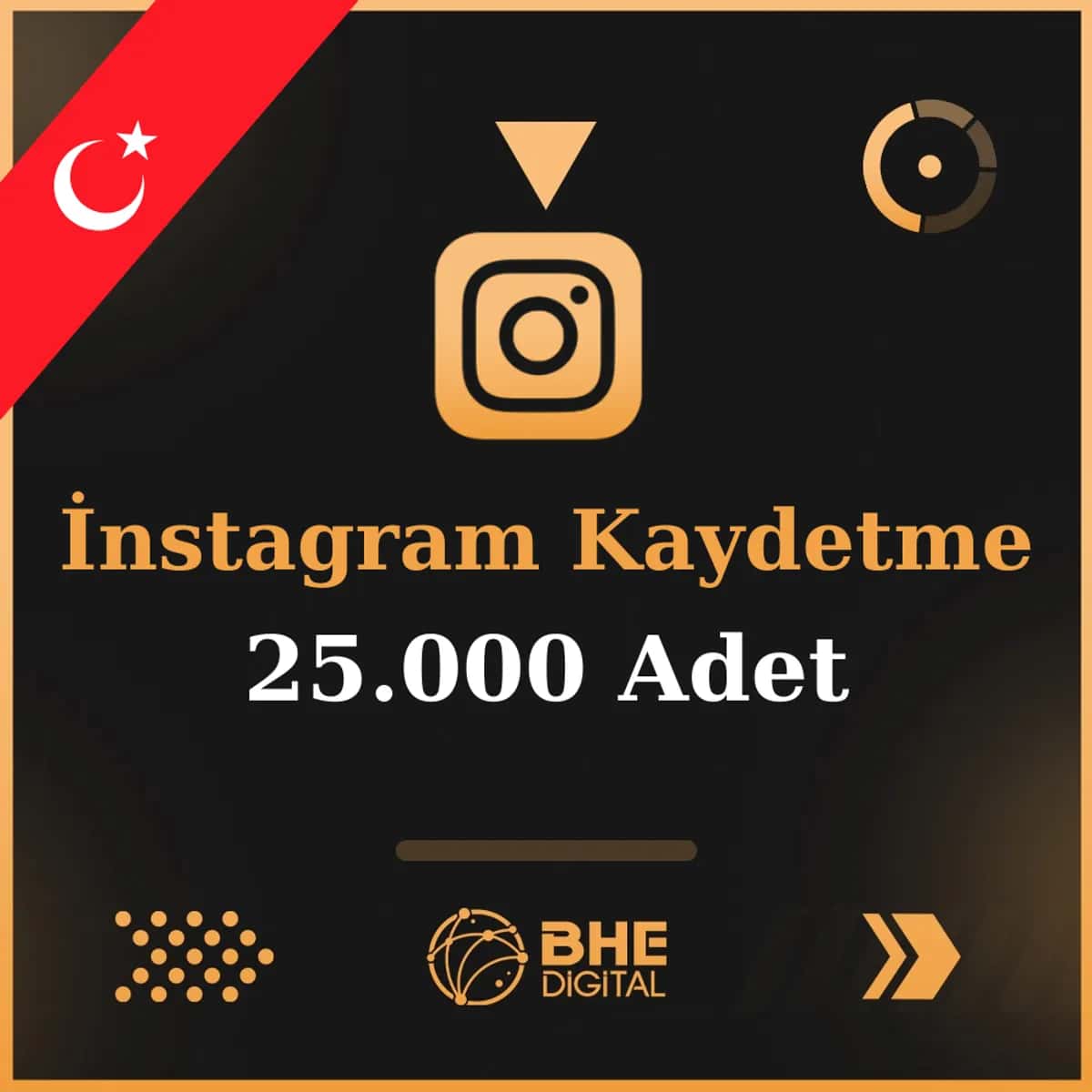 💎Keşfet Garantili 25.000 Adet Instagram Kaydetme
